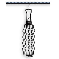 Pit Barrel Sausage, Hot Dog & Brat Hanger - FireFly Barbecue heavy-duty vertical rack for grilling sausages, brats, and hot dogs outdoors.