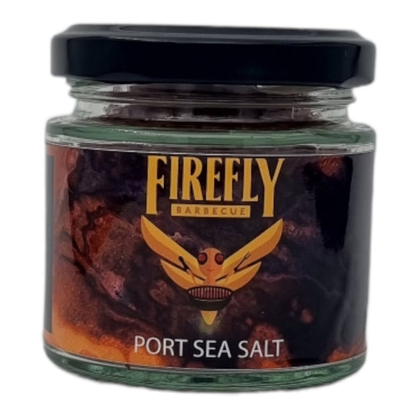 Port Wine Infused Sea Salt - port, port salt, salt. FireFly Barbecue by FireFly Barbecue