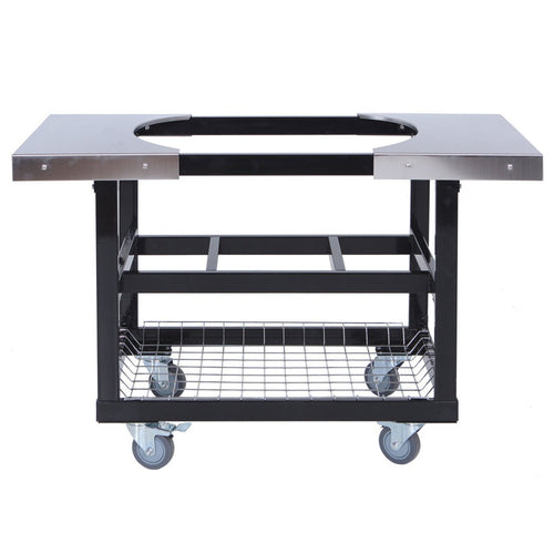 Primo Cart With Stainless Steel Side Shelves - bbq cart, cart, jr200. Primo Ceramic Grills by FireFly Barbecue