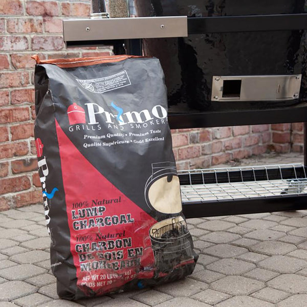 Primo Natural Lump Charcoal Bag 9KG - charcoal, lumpwood, primo. Primo Ceramic Grills by FireFly Barbecue