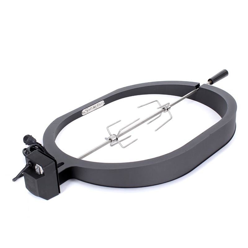 Primo Rotisserie Kit for ceramic BBQs with stainless steel skewer and motor