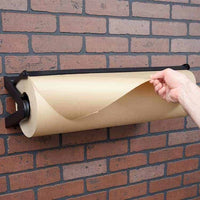 Wall-mounted paper roll dispenser for home and outdoor grilling