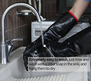 RAPICCA BBQ Gloves are easy to clean with soap and water, perfect for kitchen and outdoor grilling use.