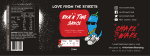 Rum 'n' Ting Hot Sauce - lfts, lfts sauces, love from the streets. Love From The Streets by FireFly Barbecue