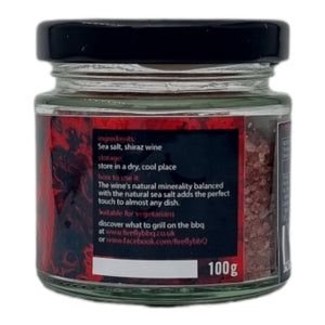 Shiraz Red Wine Infused Sea Salt - red wine salt, salt, sea salt. FireFly Barbecue by FireFly Barbecue