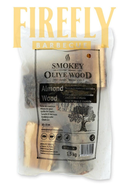 Almond wood chunks for smoking 1.5kg