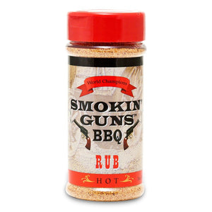 Smokin’ Guns BBQ ‘Hot’ Rub – 198g (7 oz) - bbq rub, hot rub, Smokin’ Guns. Smokin’ Guns BBQ by FireFly Barbecue