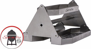 Spit on Fire Rotisserie Carousel kit - basket, carousel, jr200. Primo Ceramic Grills by FireFly Barbecue