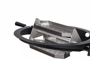 Spit on Fire Rotisserie Carousel kit - basket, carousel, jr200. Primo Ceramic Grills by FireFly Barbecue