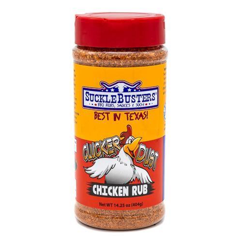 Sucklebusters 'Clucker Dust' BBQ Rub - 404g (14.25 oz) - bbq rub, Chicken Rub, clucker dust. Sucklebusters by FireFly Barbecue