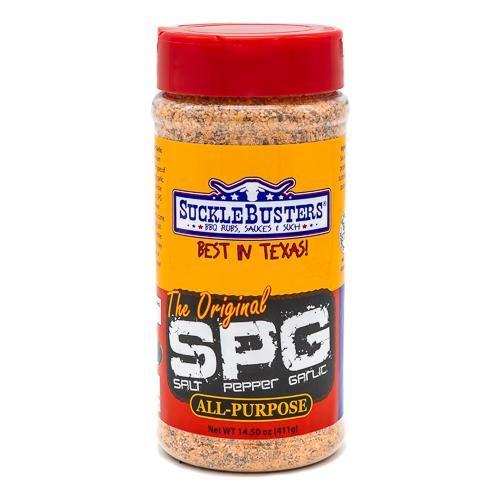 Sucklebusters 'SPG [Salt Pepper Garlic]' Seasoning - 411g (14.5 oz) - bbq rub, spg, sucklebusters. Sucklebusters by FireFly Barbecue