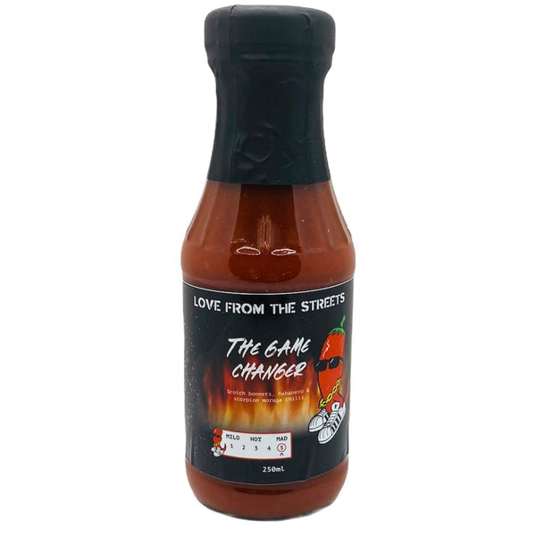 The Game Changer Very Hot Sauce - Chilli Sauce, lfts, lfts sauces. Love From The Streets by FireFly Barbecue